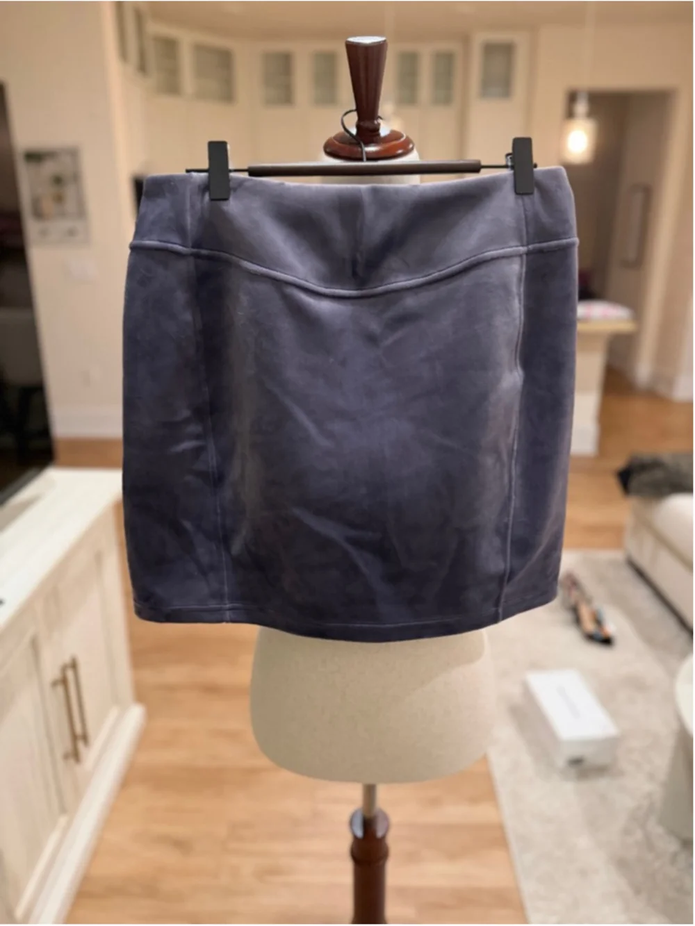 Lululemon Scuba HR Purple Velvet Mini Skirt Sz M